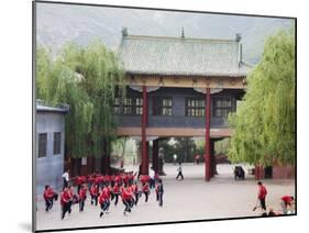 Shaolin Monastery, Shaolin, Birthplace of Kung Fu Martial Art, Henan Province, China-Kober Christian-Mounted Photographic Print