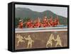 Shaolin Temple, Shaolin, Birthplace of Kung Fu Martial Art, Henan Province, China-Kober Christian-Framed Stretched Canvas