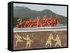 Shaolin Temple, Shaolin, Birthplace of Kung Fu Martial Art, Henan Province, China-Kober Christian-Framed Stretched Canvas