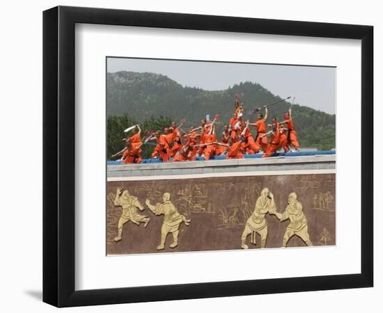 Shaolin Temple, Shaolin, Birthplace of Kung Fu Martial Art, Henan Province, China-Kober Christian-Framed Photographic Print