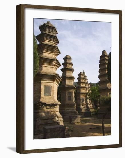 Shaolin Temple, the Birthplace of Kung Fu Martial Arts, Shaolin, Henan Province, China-Kober Christian-Framed Photographic Print