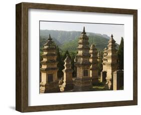 Shaolin Temple, the Birthplace of Kung Fu Martial Arts, Shaolin, Henan Province, China-Kober Christian-Framed Photographic Print