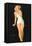 Shape Ahoy, Blonde in Bathing Suit-null-Framed Stretched Canvas