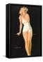 Shape Ahoy, Blonde in Bathing Suit-null-Framed Stretched Canvas