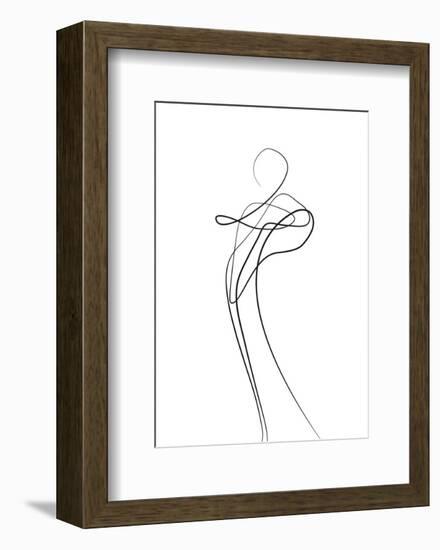 Shape of You 1-Design Fabrikken-Framed Art Print