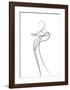 Shape of You 1-Design Fabrikken-Framed Art Print