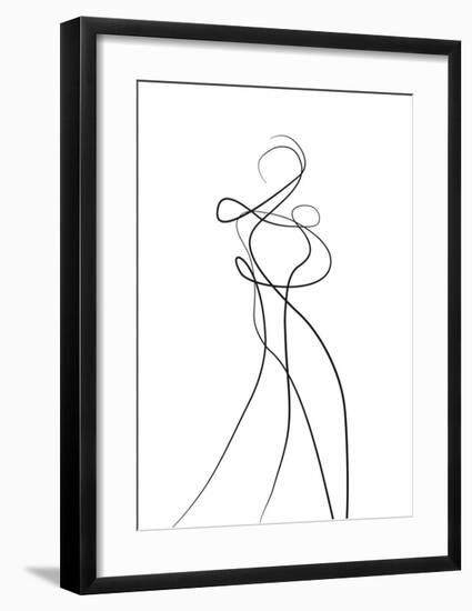 Shape of You 2-Design Fabrikken-Framed Art Print