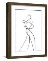 Shape of You 2-Design Fabrikken-Framed Art Print