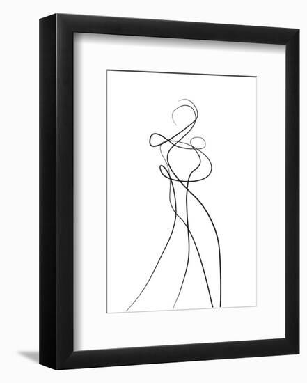 Shape of You 2-Design Fabrikken-Framed Art Print