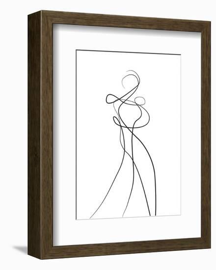 Shape of You 2-Design Fabrikken-Framed Art Print