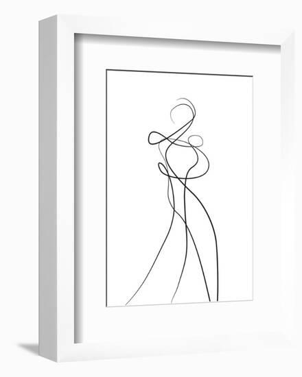 Shape of You 2-Design Fabrikken-Framed Art Print