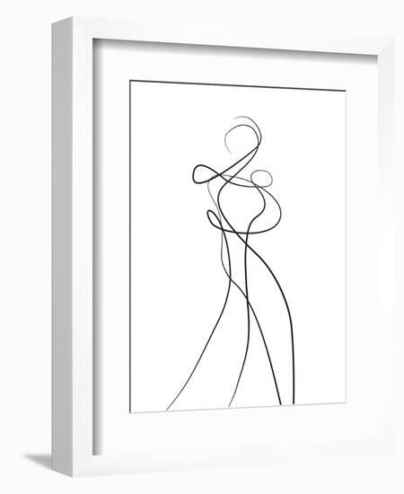 Shape of You 2-Design Fabrikken-Framed Art Print