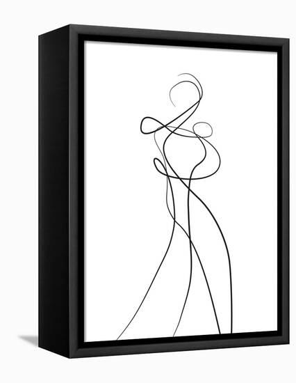 Shape of You 2-Design Fabrikken-Framed Stretched Canvas
