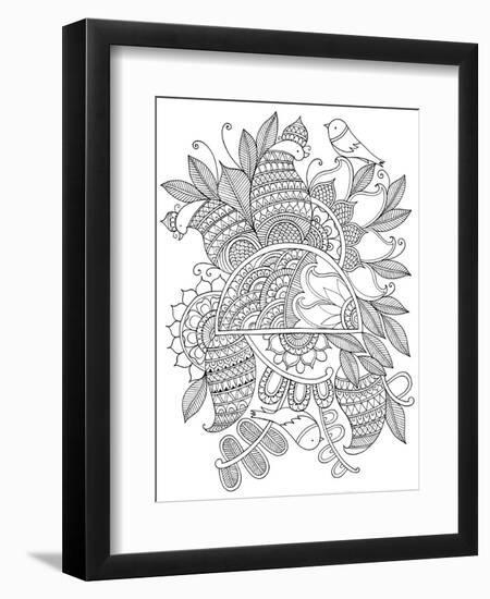 Shape Pattern 11-Neeti Goswami-Framed Art Print