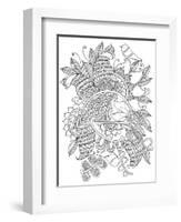 Shape Pattern 11-Neeti Goswami-Framed Art Print