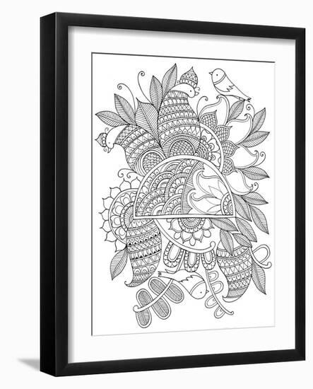 Shape Pattern 11-Neeti Goswami-Framed Art Print