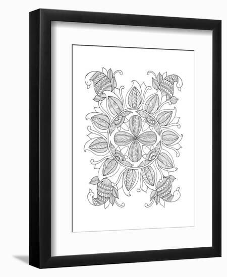 Shape Pattern 12-Neeti Goswami-Framed Art Print