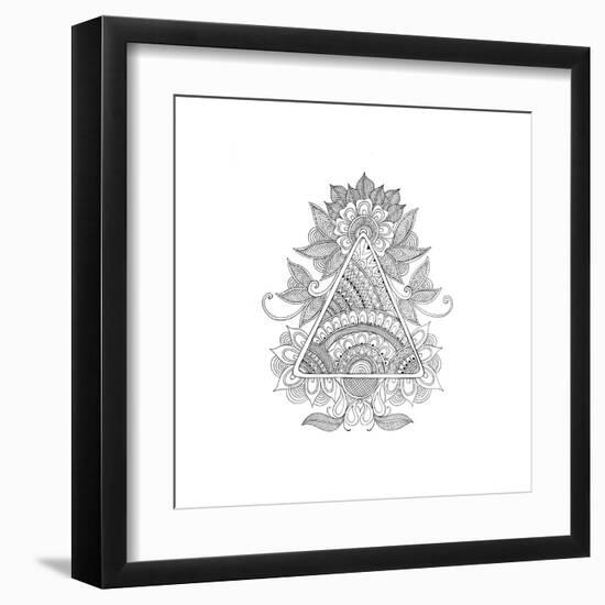 Shape Pattern 2-Neeti Goswami-Framed Art Print