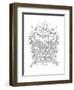 Shape Pattern 5-Neeti Goswami-Framed Art Print