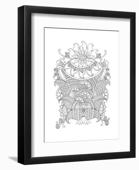 Shape Pattern 5-Neeti Goswami-Framed Art Print