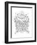 Shape Pattern 5-Neeti Goswami-Framed Art Print