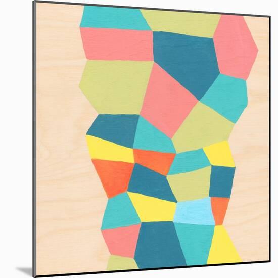 Shapes at a Cellular Level 2-Jan Weiss-Mounted Art Print