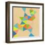 Shapes at a Cellular Level 3-Jan Weiss-Framed Art Print