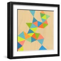 Shapes at a Cellular Level 3-Jan Weiss-Framed Art Print