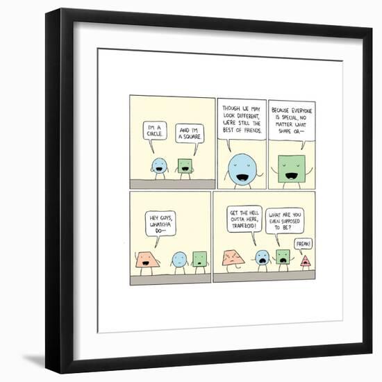 Shapes-Reza Farazmand-Framed Art Print