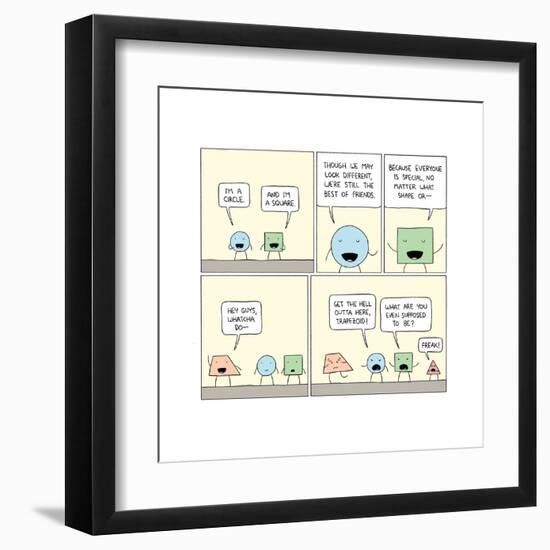 Shapes-Reza Farazmand-Framed Art Print