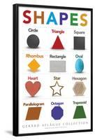 Shapes-Gerard Aflague Collection-Framed Poster