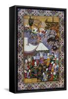 Shapur Approaches Khusrau Parviz-null-Framed Stretched Canvas