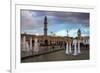 Shar Park, Clock Tower and Qaysari Bazaars, Erbil, Kurdistan, Iraq, Middle East-Jane Sweeney-Framed Photographic Print