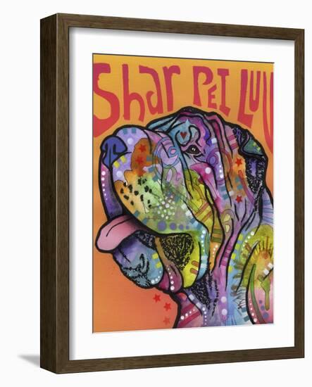 Shar Pei Love-Dean Russo-Framed Giclee Print