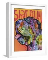 Shar Pei Love-Dean Russo-Framed Giclee Print