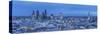 Shard and City of London Skyline, London, England-Jon Arnold-Stretched Canvas