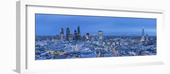 Shard and City of London Skyline, London, England-Jon Arnold-Framed Photographic Print