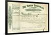 Share Certificate for the Yukon Goldfields-null-Framed Photographic Print