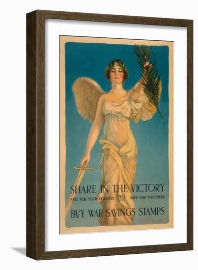 Share in the Victory-Haskell Coffin-Framed Art Print