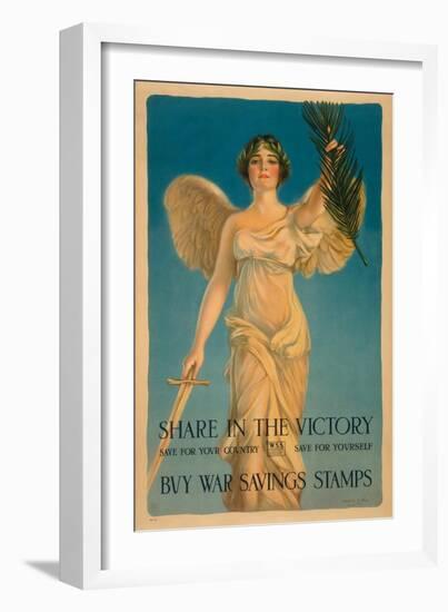 Share in the Victory-Haskell Coffin-Framed Art Print