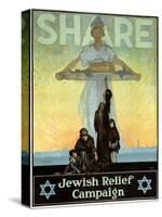 Share - Jewish Relief Campaign, 1917-null-Stretched Canvas