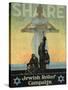 Share: Jewish Relief Campaign, c. 1917-null-Stretched Canvas