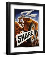 Share Poster-null-Framed Premium Photographic Print