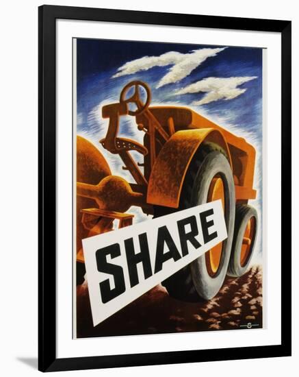 Share Poster-null-Framed Photographic Print