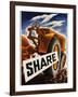 Share Poster-null-Framed Photographic Print