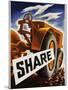 Share Poster-null-Mounted Photographic Print