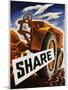 Share Poster-null-Mounted Photographic Print