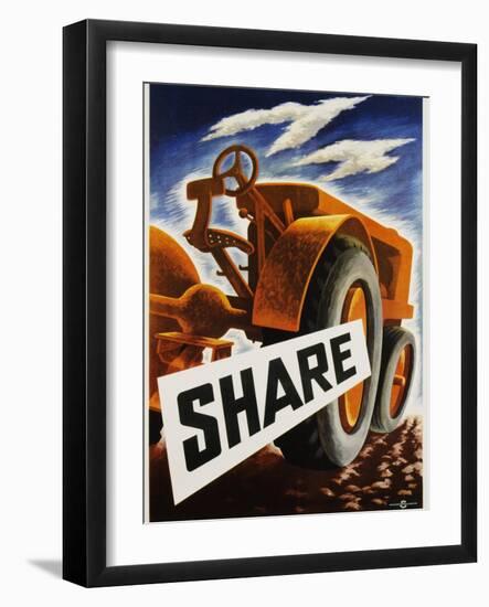 Share Poster-null-Framed Photographic Print