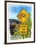 Share the Road, Gates Pass, 2004-Lucy Masterman-Framed Giclee Print