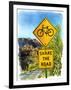 Share the Road, Gates Pass, 2004-Lucy Masterman-Framed Giclee Print